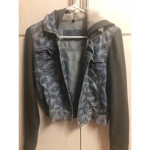 Denim Jacket with Hood